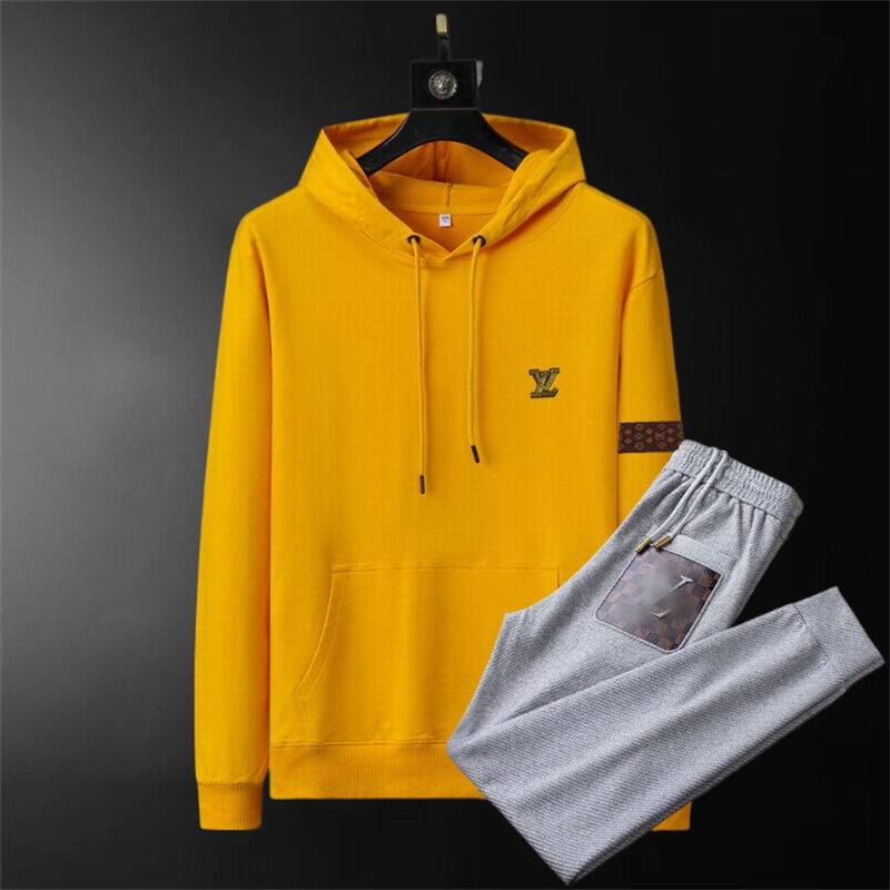 Wholesale Cheap Louis Vuitton Long Sleeve replica Tracksuits for Sale