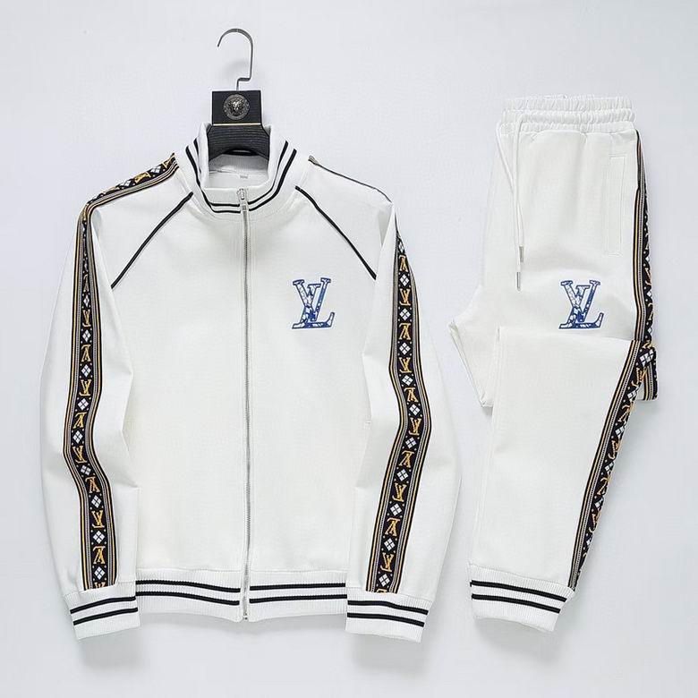 Wholesale Cheap Louis Vuitton Long Sleeve replica Tracksuits for Sale