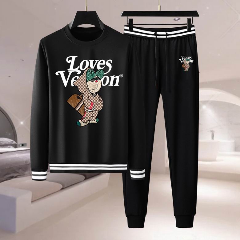 Wholesale Cheap Louis Vuitton Long Sleeve replica Tracksuits for Sale