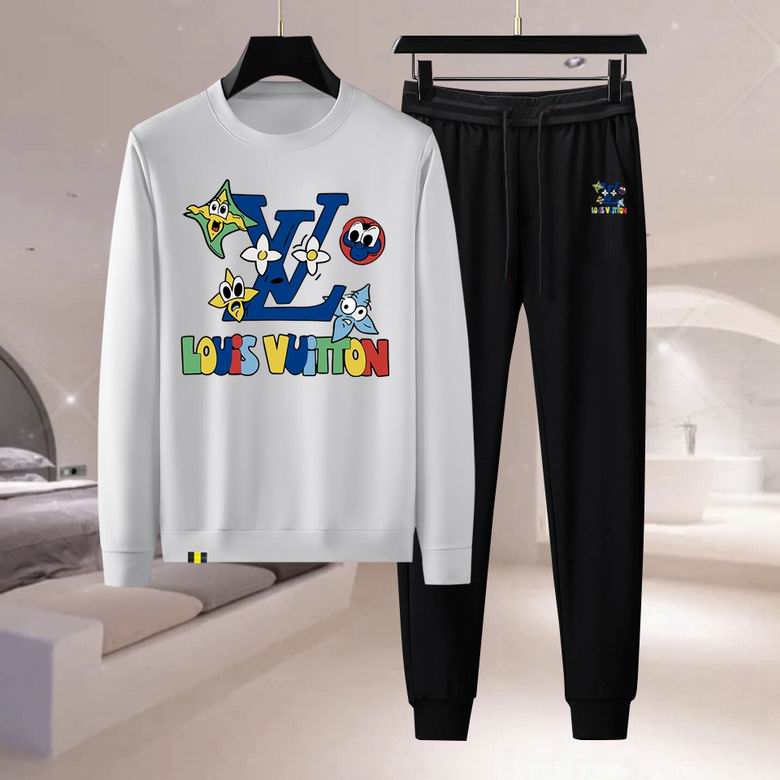 Wholesale Cheap Louis Vuitton Long Sleeve replica Tracksuits for Sale