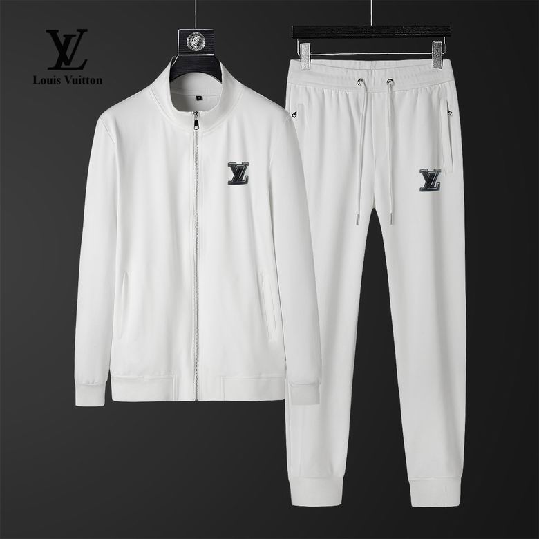 Wholesale Cheap Louis Vuitton Long Sleeve replica Tracksuits for Sale