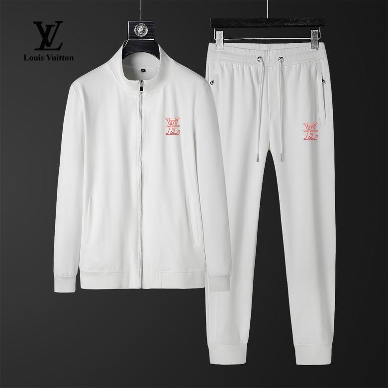 Wholesale Cheap Louis Vuitton Long Sleeve replica Tracksuits for Sale