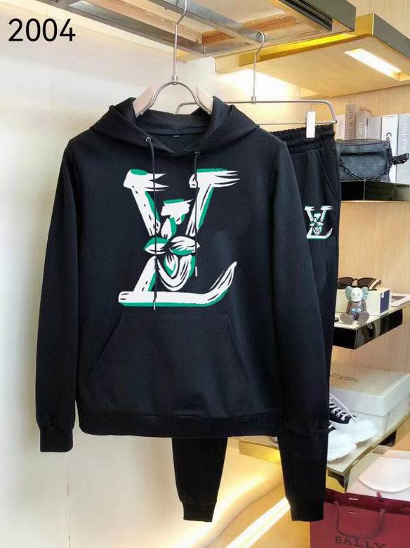 Wholesale Cheap Louis Vuitton Long Sleeve replica Tracksuits for Sale