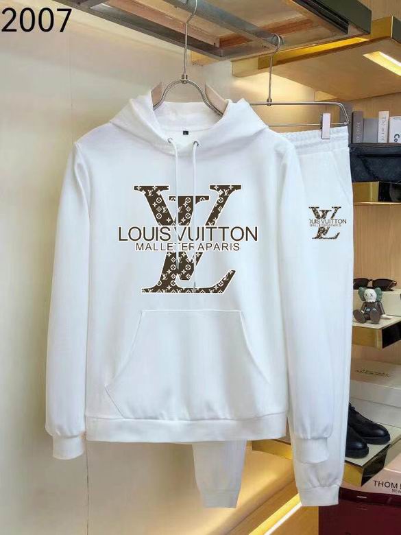 Wholesale Cheap Louis Vuitton Long Sleeve replica Tracksuits for Sale