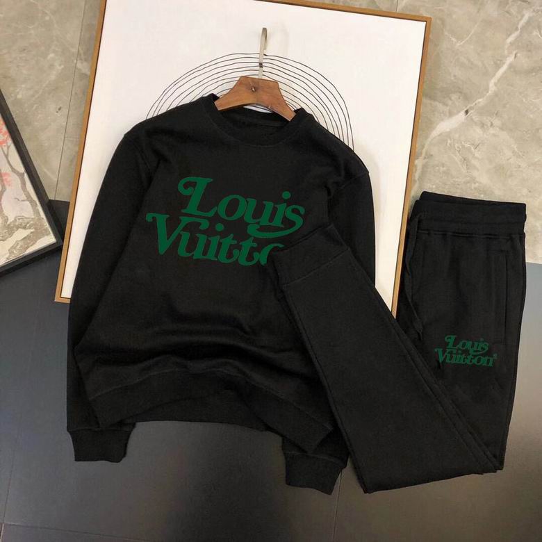 Wholesale Cheap Louis Vuitton Long Sleeve replica Tracksuits for Sale