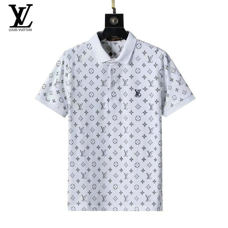 Wholesale Cheap High Quality Brands Lv Replica Lapel Designer T shirts for Sale