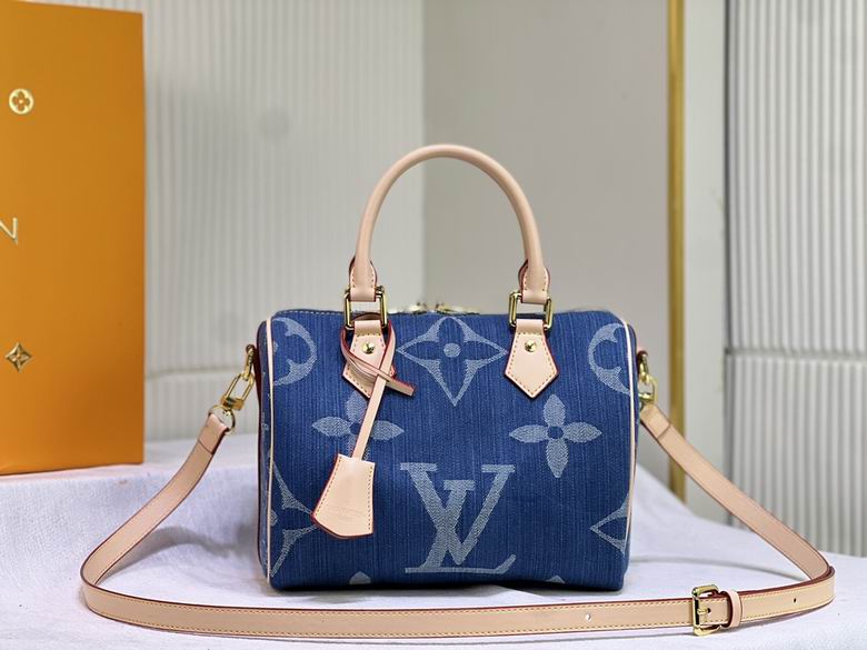 Wholesale Cheap Aaa Louis Vuitton Speedy 25 Monogram Denim Bags for Sale