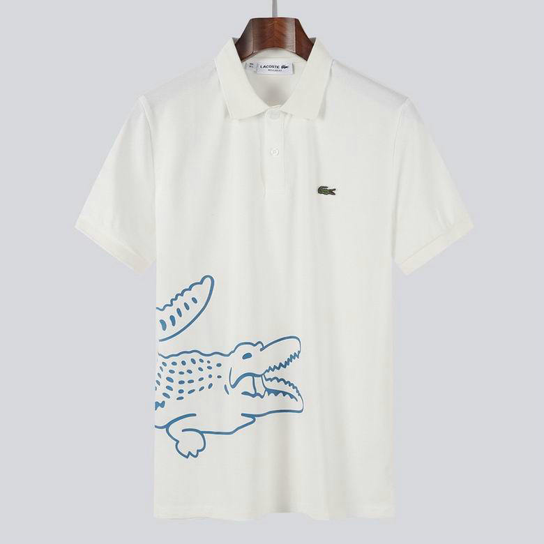 Wholesale Cheap Lacoste Short Sleeve Lapel T Shirts for Sale