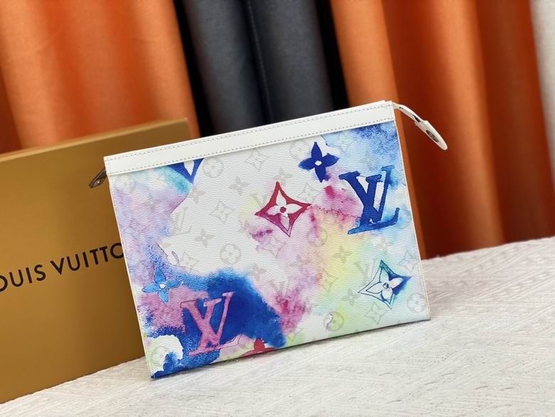 Wholesale Cheap Louis Vuitton Leather Replica Clutches & Pouches for Sale