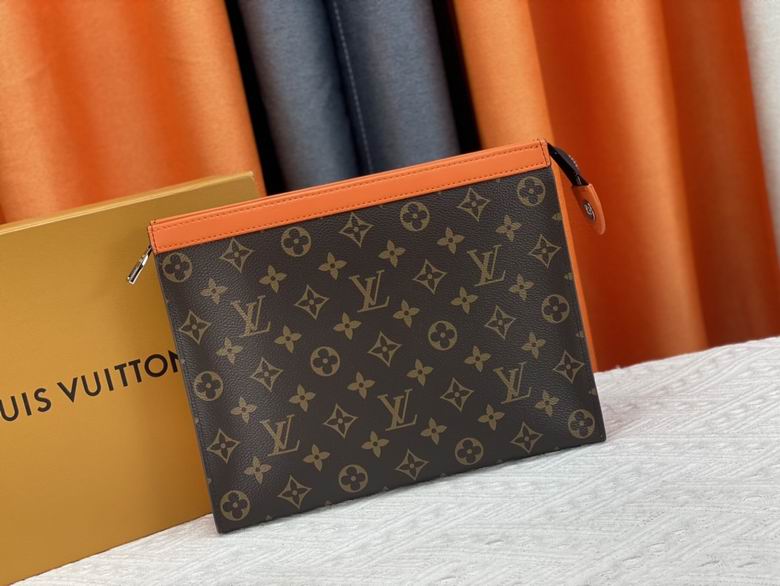 Wholesale Cheap Louis Vuitton Leather Replica Clutches & Pouches for Sale