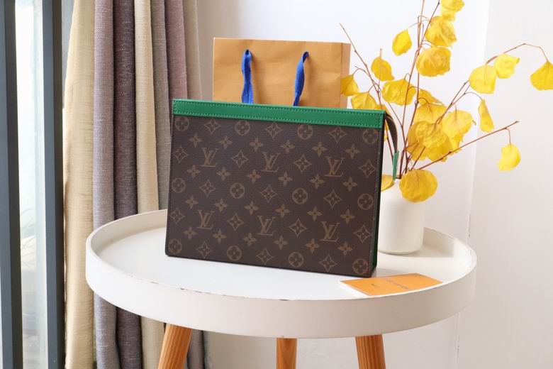 Wholesale Cheap Louis Vuitton Pochette Voyage MM Monogram Clutches for Sale