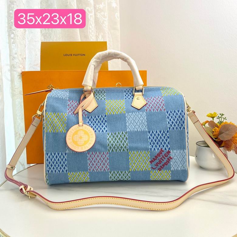 Wholesale Cheap AAA Louis Vuitton Speedy Damier Bags for Sale