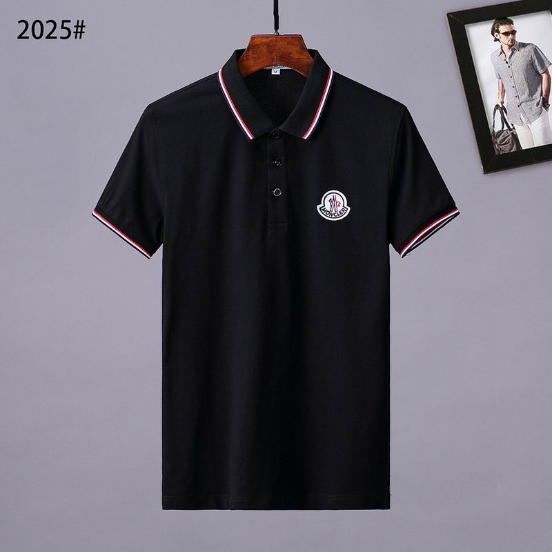 Wholesale Cheap M.oncler Short Sleeve Lapel T Shirts for Sale