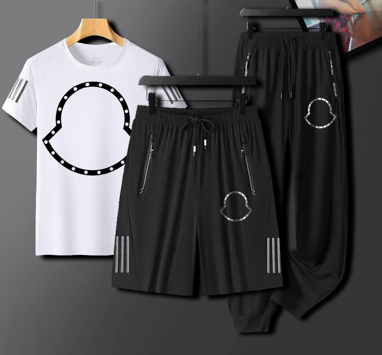 Wholesale Cheap M.oncler Short Sleeve Tracksuits for Sale