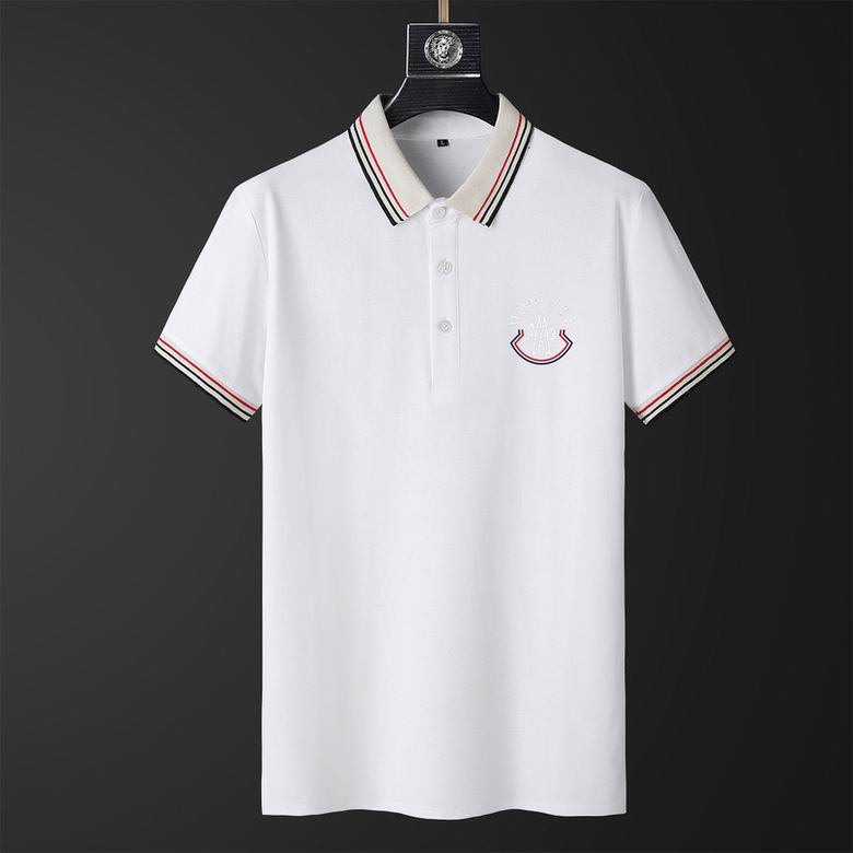 Wholesale Cheap M.oncler Short Sleeve Lapel T Shirts for Sale