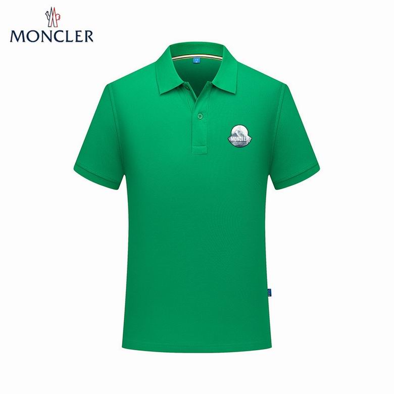 Wholesale Cheap M.oncler Short Sleeve Lapel T Shirts for Sale