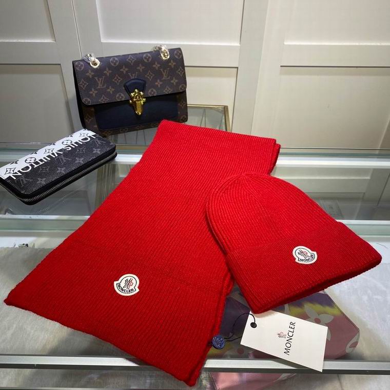 Wholesale Cheap M oncler Hats Scarf set for Sale