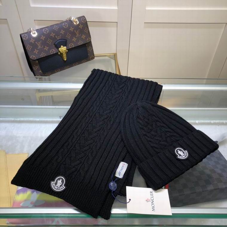 Wholesale Cheap M oncler Hats Scarf set for Sale