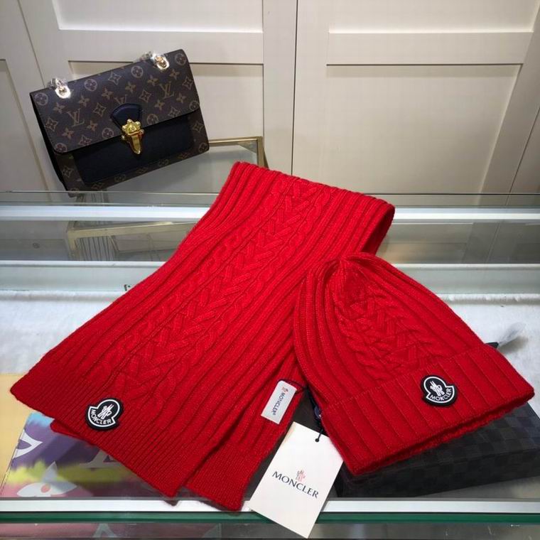 Wholesale Cheap M oncler Hats Scarf set for Sale