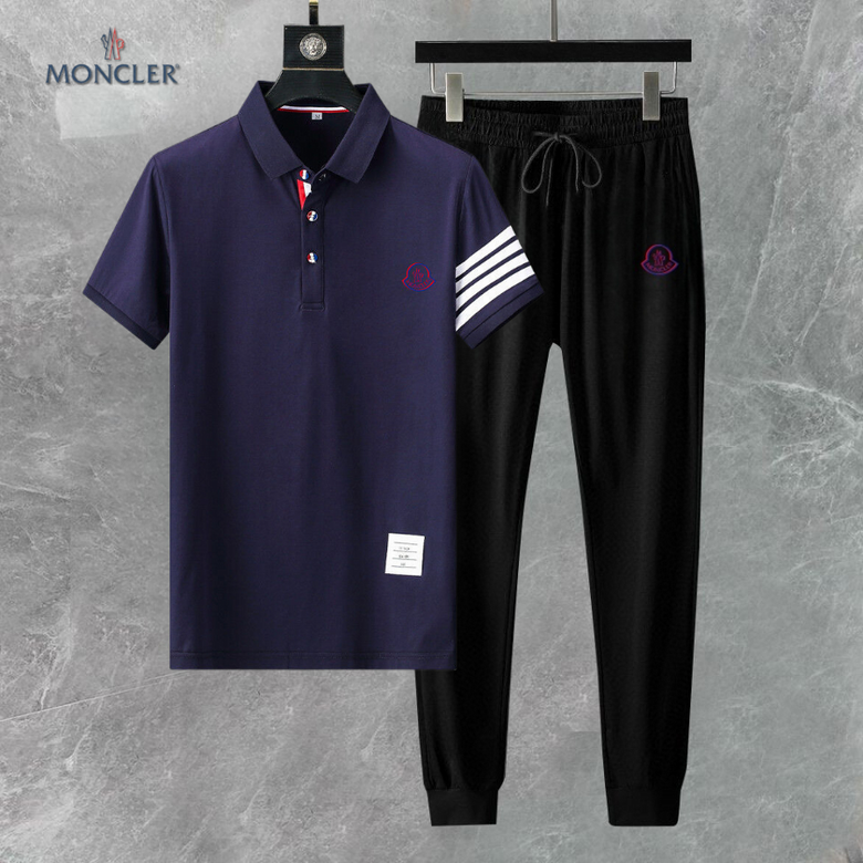 Wholesale Cheap M.oncler Short Sleeve Replica Tracksuits for Sale