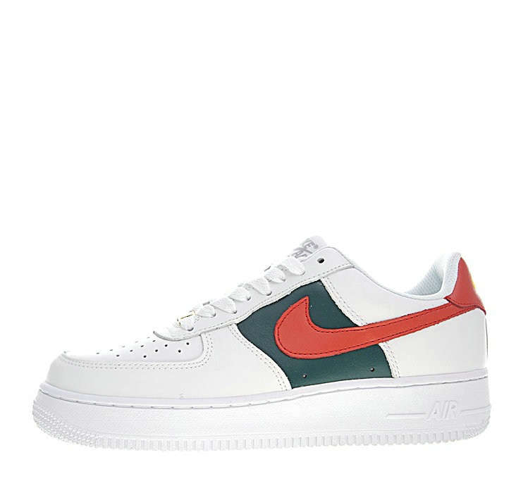 Custom Nike Air Force 1 x Gucci White/Red/Green Sneakers Sale-189