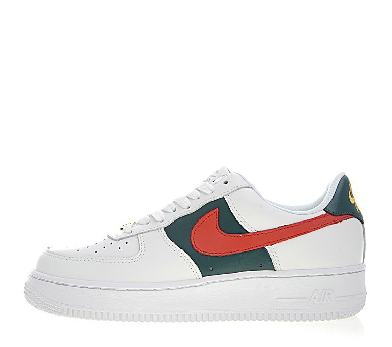 Custom Nike Air Force 1 x Gucci White/Red/Green Sneakers Sale-190