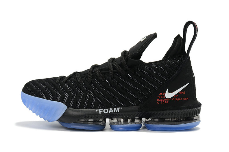 Off-White x Nike LeBron 16 black