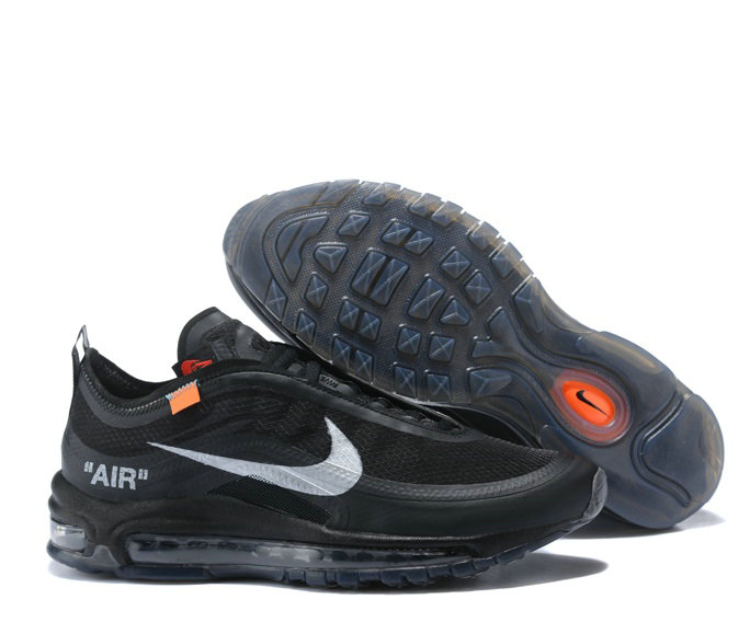 Wholesale Cheap Off-White X Nike Air Max 97 Men's Running Shoes for Sale-124