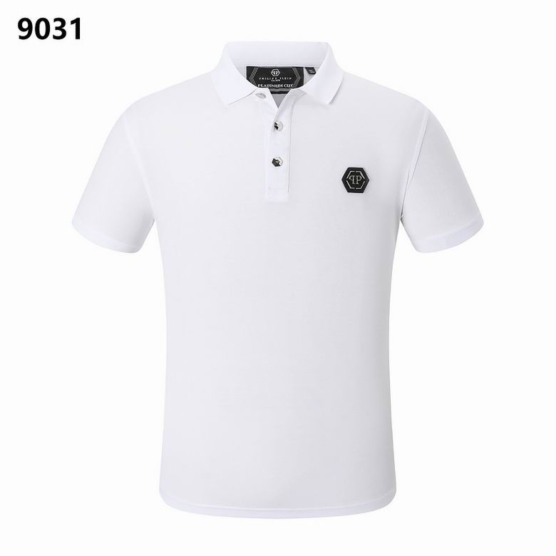 Wholesale Cheap Philipp Plein Short Lapel T Shirts for Sale