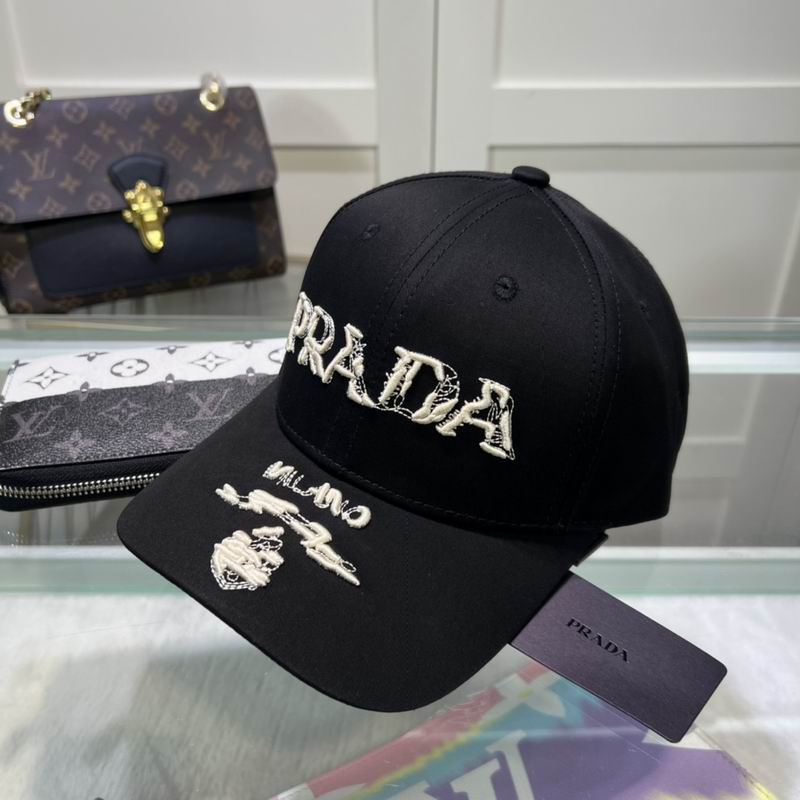 Wholesale Cheap P rada Replica Designer Caps for Sale