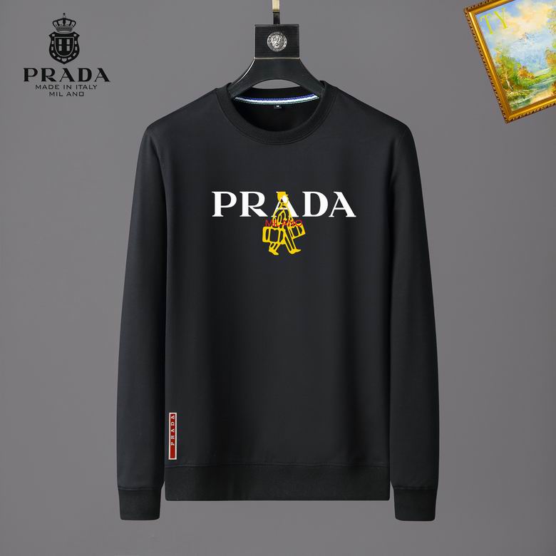 Wholesale Cheap P rada Replica Sweatshirts for Sale