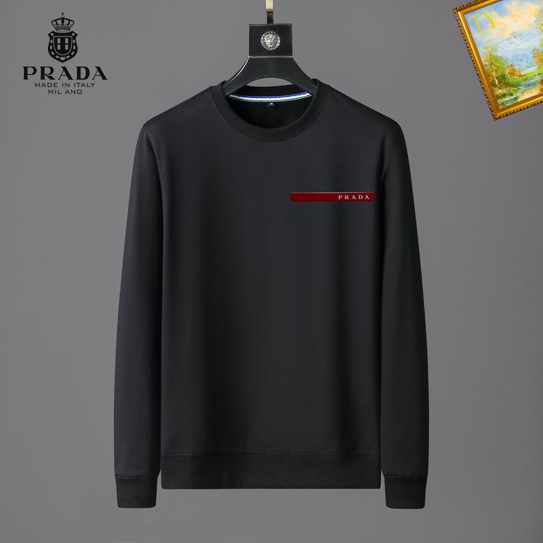 Wholesale Cheap P rada Replica Sweatshirts for Sale