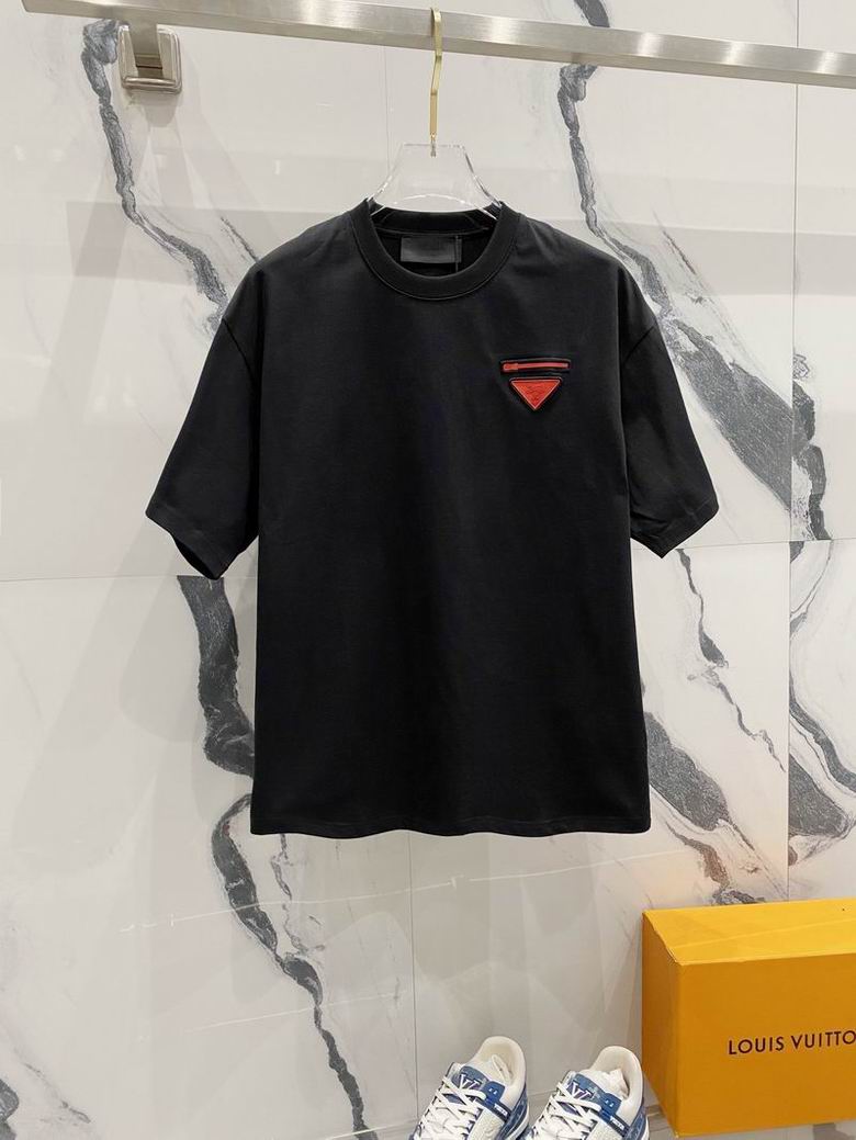 Wholesale Cheap High quality men P.rada Short Sleeve Replica Designer T Shirts for Sale