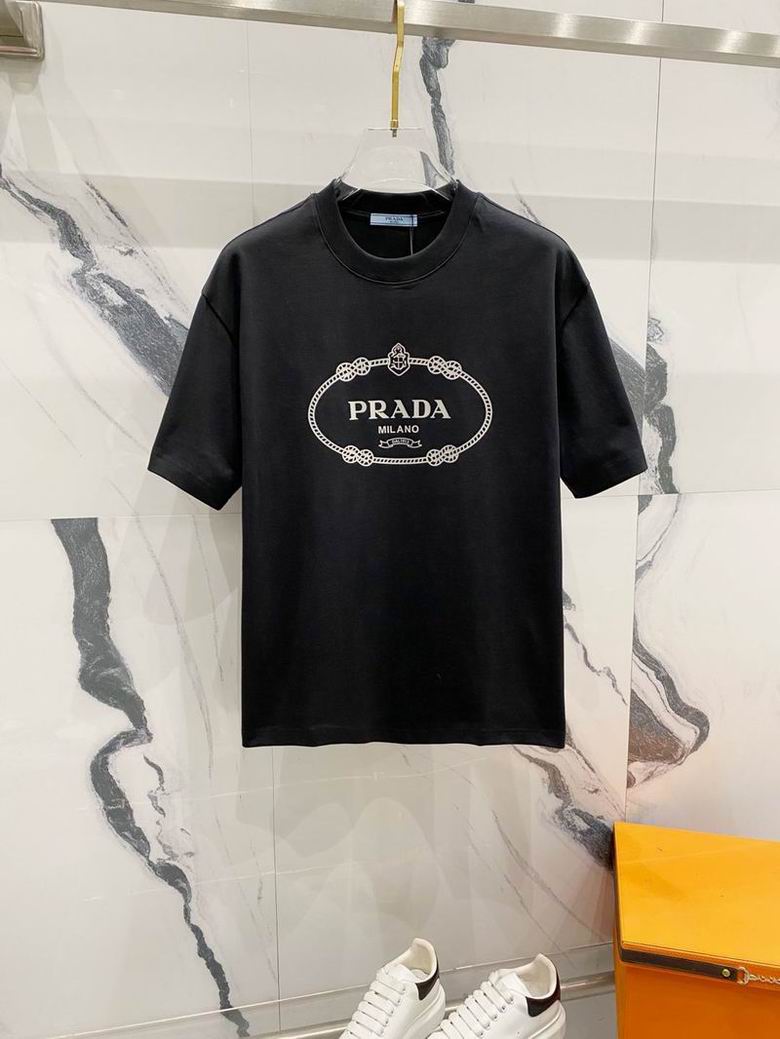 Wholesale Cheap High quality P.rada Short Sleeve Replica Designer T Shirts for Sale
