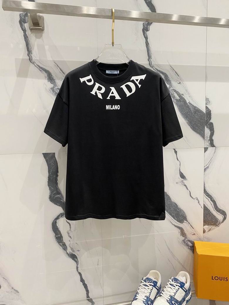 Wholesale Cheap High quality women's P.rada Short Sleeve Replica Designer T Shirts for Sale