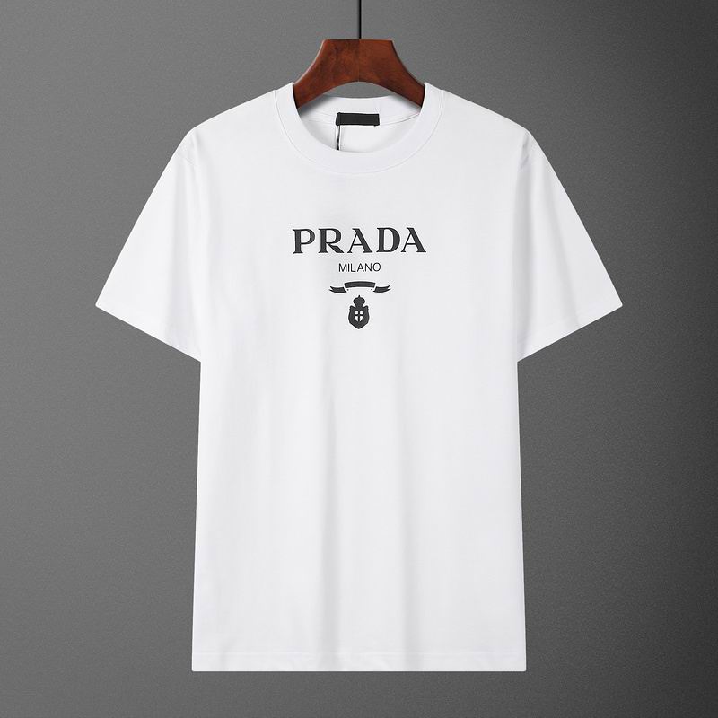 Wholesale Cheap P rada Short Sleeve Replica T Shirts for Sale