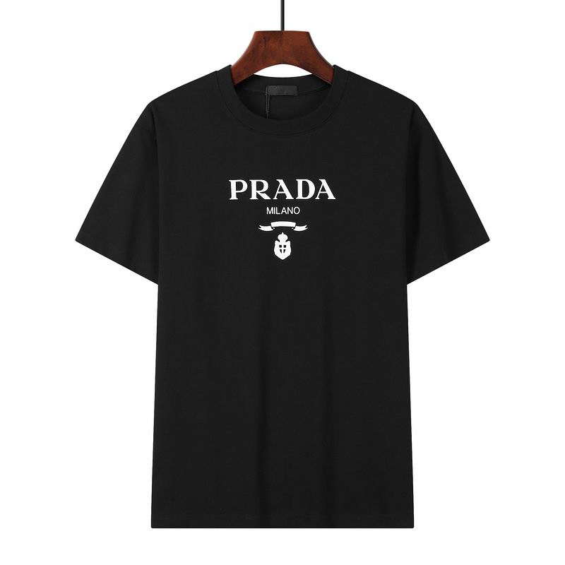 Wholesale Cheap P rada Short Sleeve Replica T Shirts for Sale