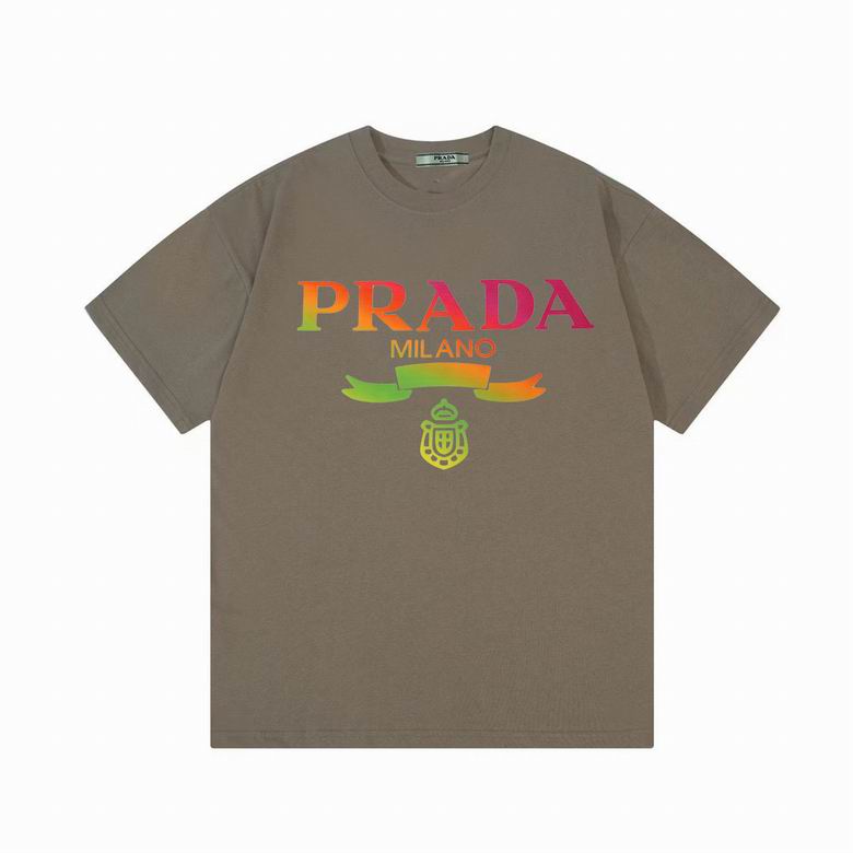 Wholesale Cheap P rada Short Sleeve Replica T Shirts for Sale