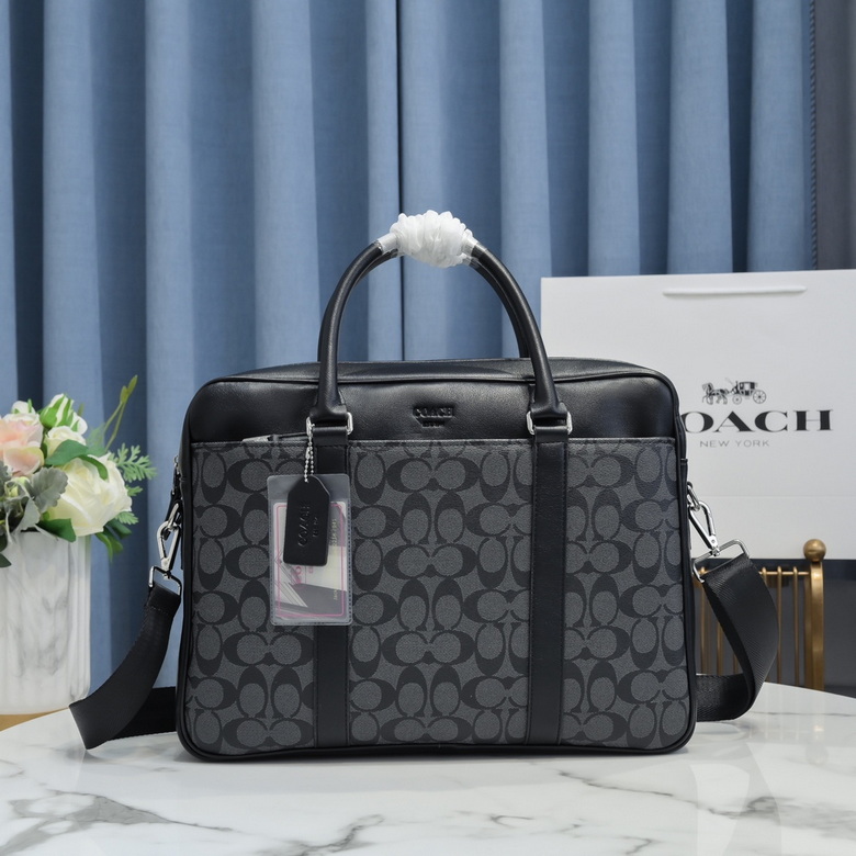 Wholesale High Quality C.oach Leather Replica Briefcases for Sale