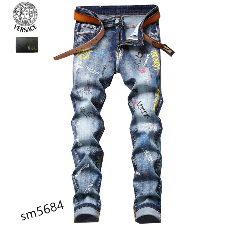 Wholesale Cheap V ersace men Jeans for Sale