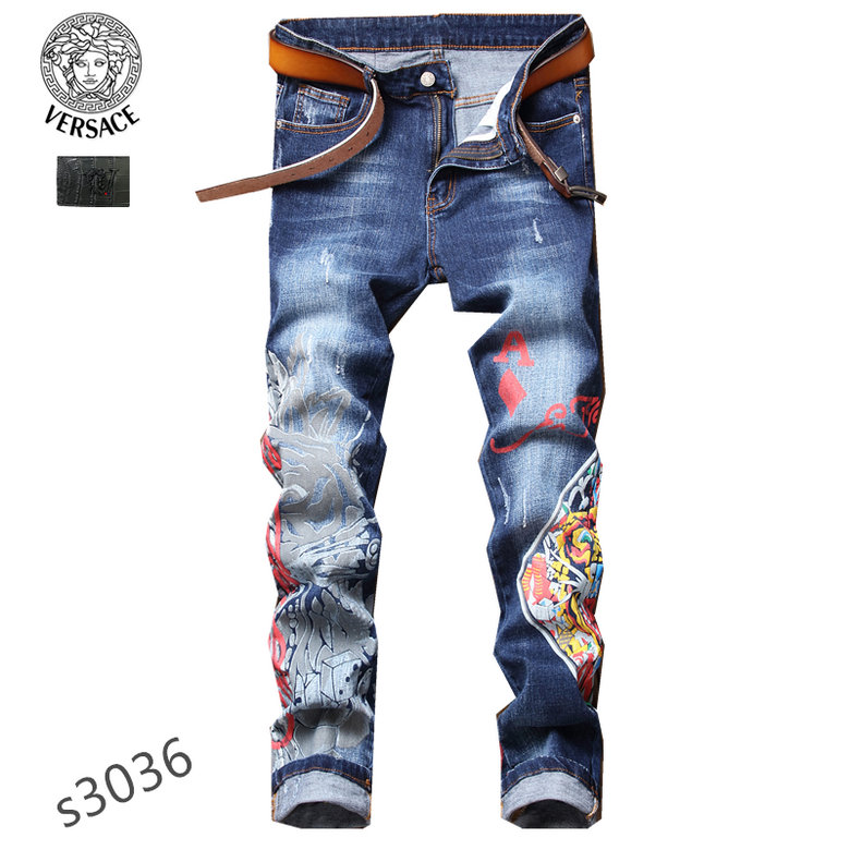 Wholesale Cheap V ersace men Jeans for Sale