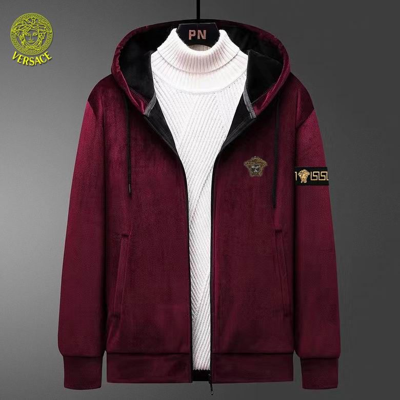 Wholesale Cheap V ersace Replica Jackets for Sale