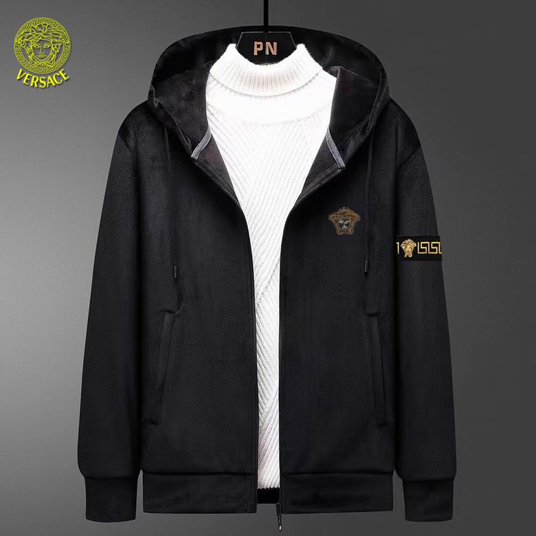 Wholesale Cheap V ersace Replica Jackets for Sale