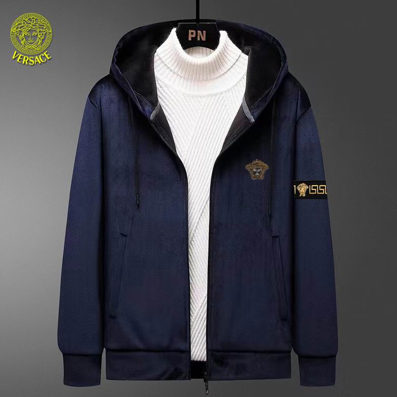 Wholesale Cheap V ersace Replica Jackets for Sale