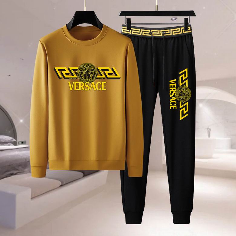 Wholesale Cheap V ersace Long Sleeve men Tracksuits for Sale