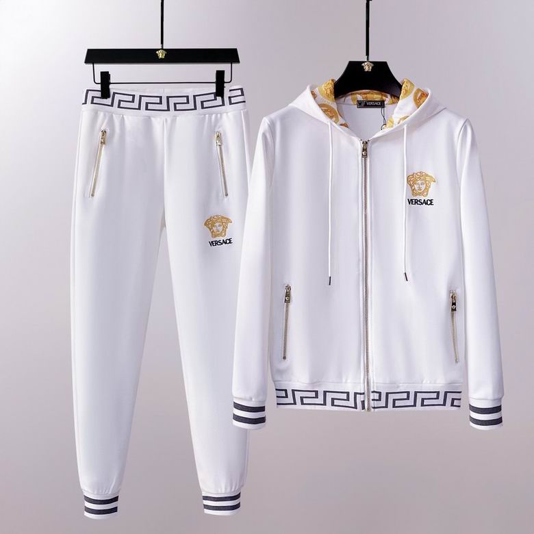 Wholesale Cheap V ersace Long Sleeve men Tracksuits for Sale