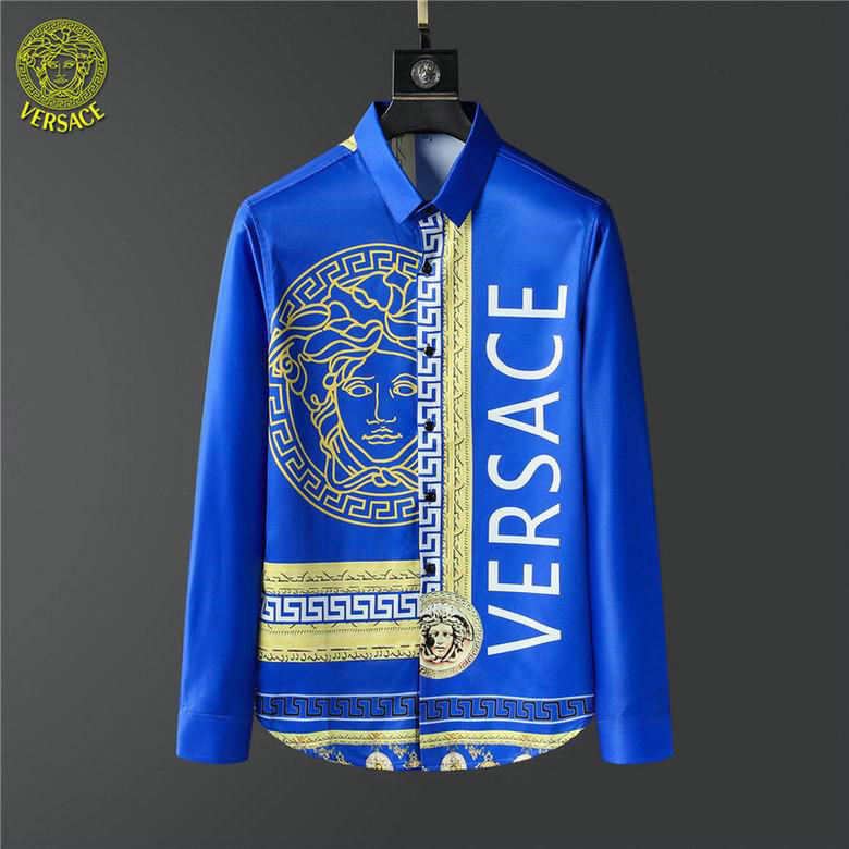 Wholesale Cheap V ersace Long Sleeve Shirts for Sale