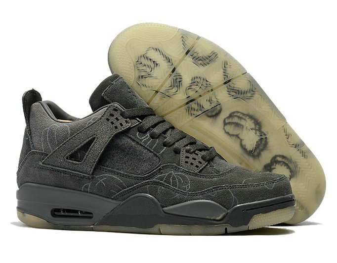 Wholesale KAWS x Air Jordan 4 Grey-017