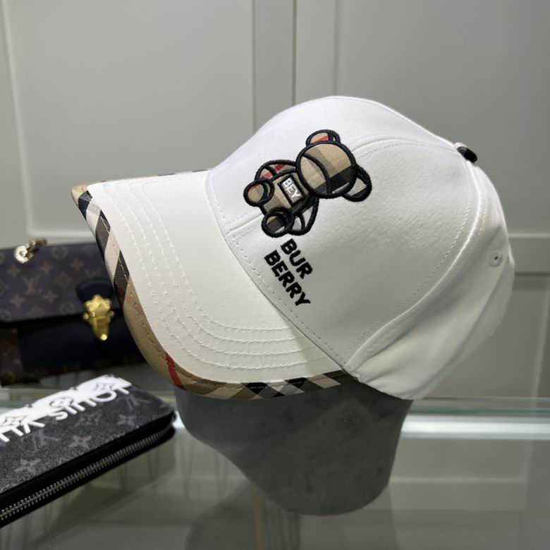 Wholesale Cheap B urberry Replica Designer Baseball Caps for Sale