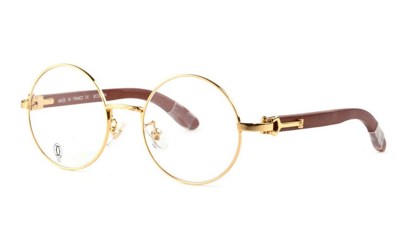 Wholesale Replica Cartier Wood Glasses Frames for Sale-016